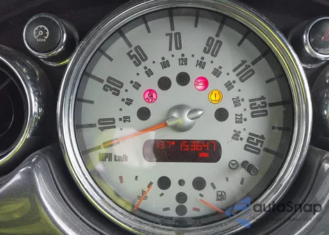 2007 Mini Cooper S z USA, uszkodzony, nr VIN WMWRH33507TJ44288